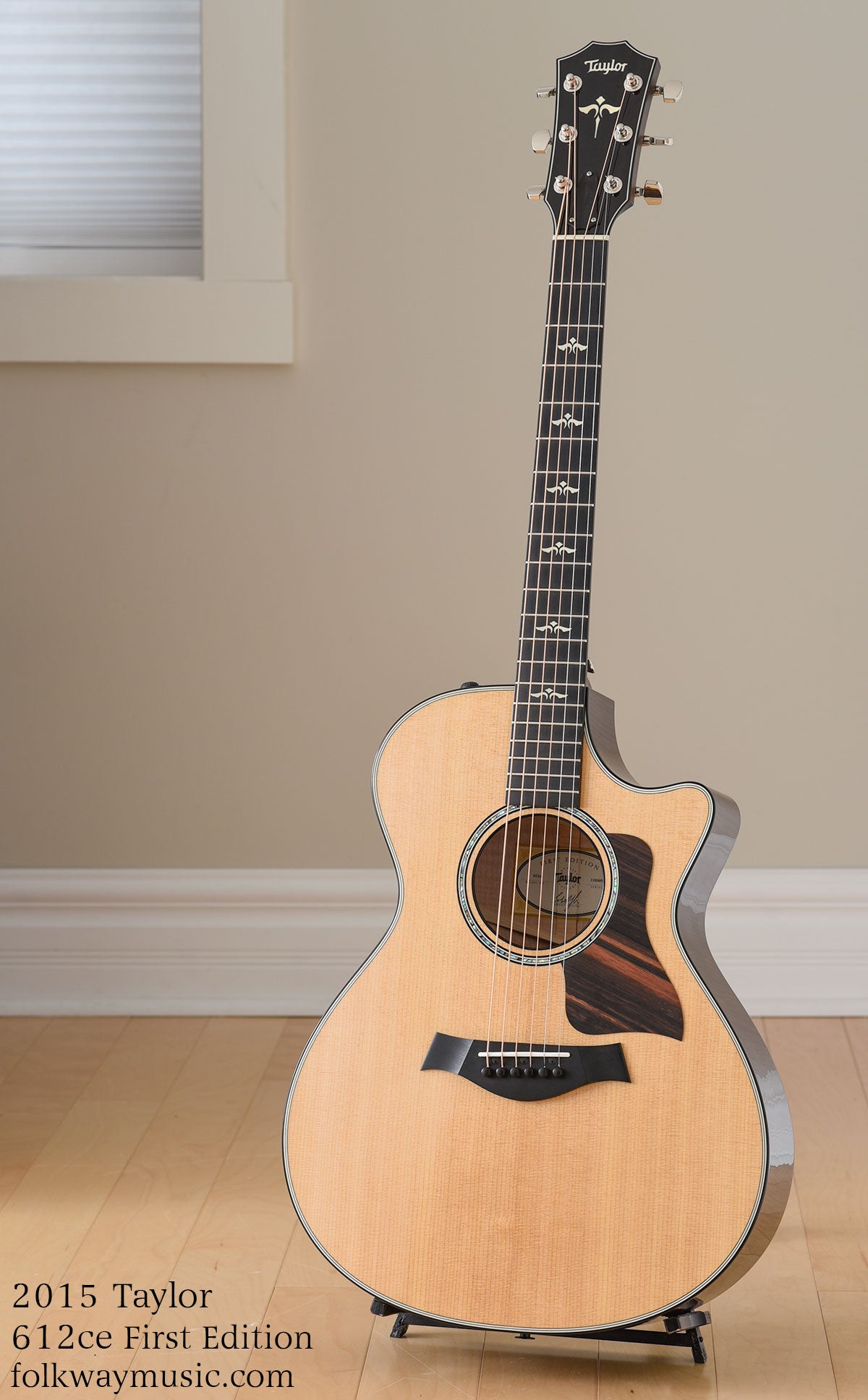 2015 Taylor 612ce First Edition