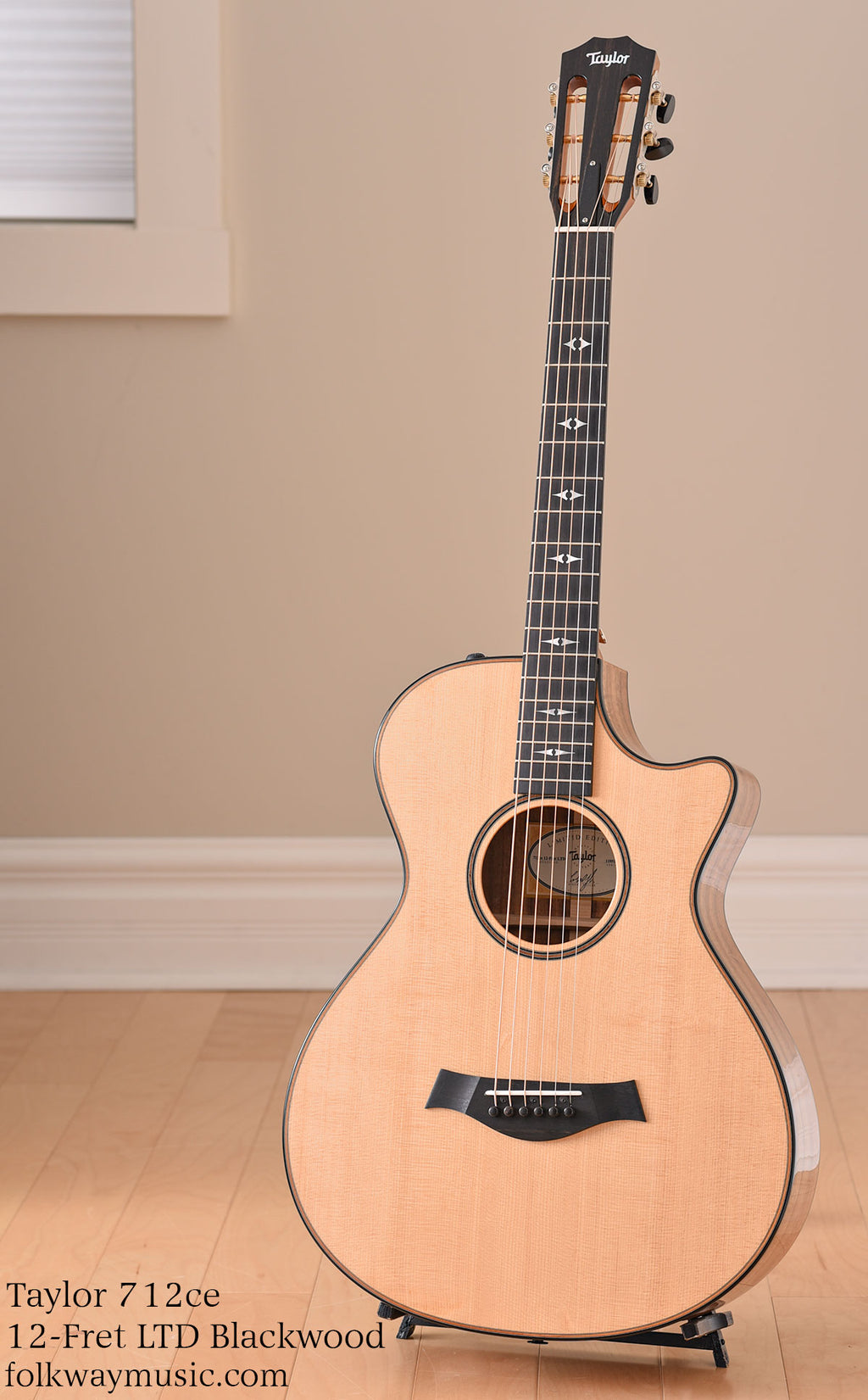 Taylor 712ce 12-Fret LTD Blackwood