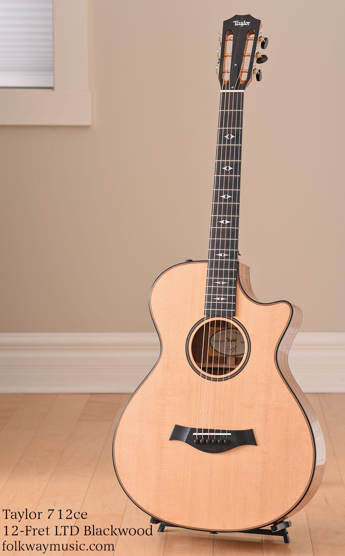 Taylor 712ce 12-Fret LTD Blackwood