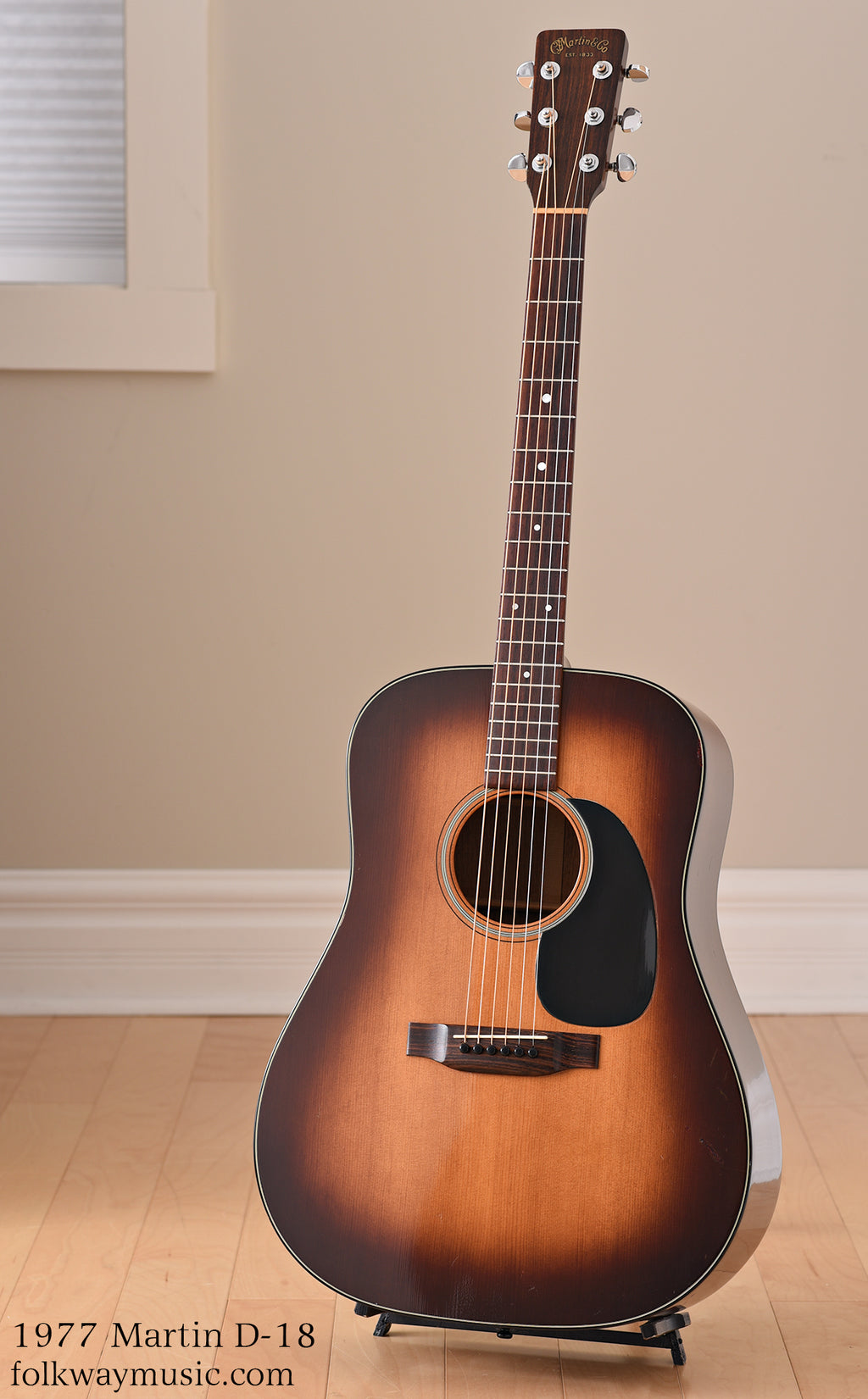 1977 Martin D-18 Shadetop