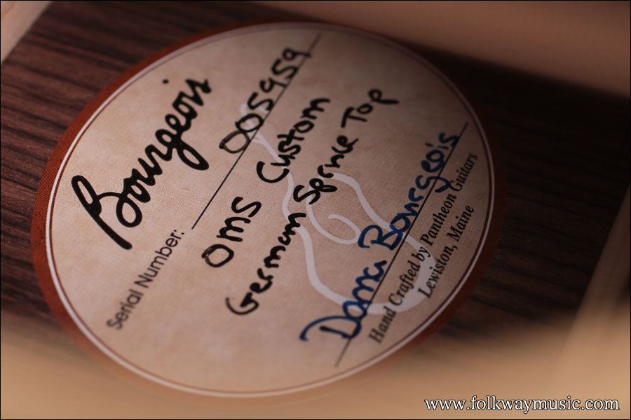 2012 Bourgeois OMS Custom German Spruce