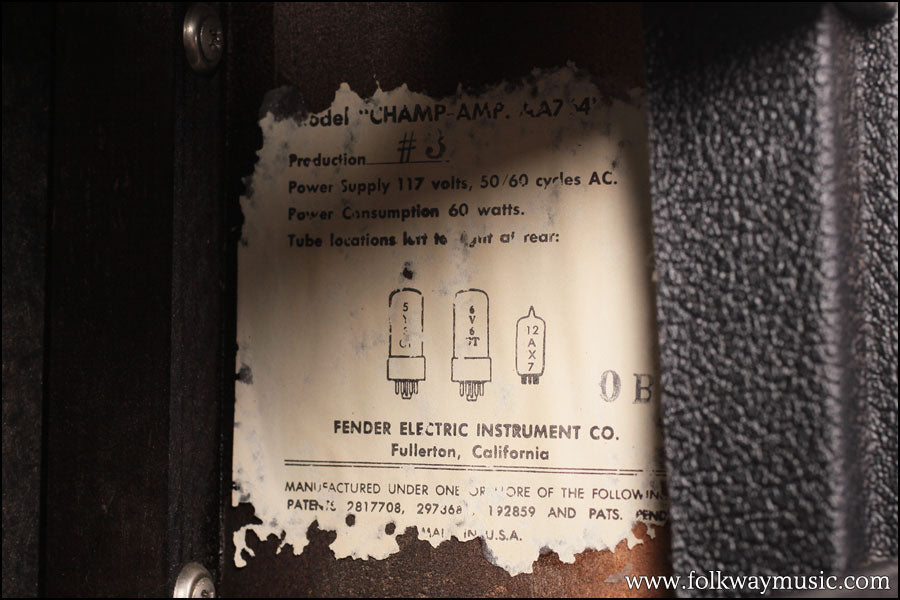 New/Old Stock 1965 Fender Champ Amp