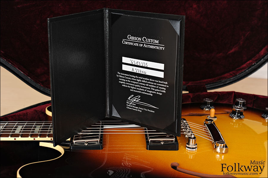 2013 Gibson Custom Shop '63 ES-335 Block Reissue