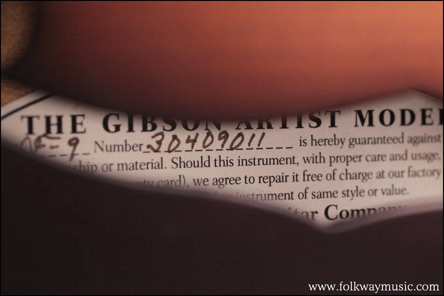 2013 Gibson F-9