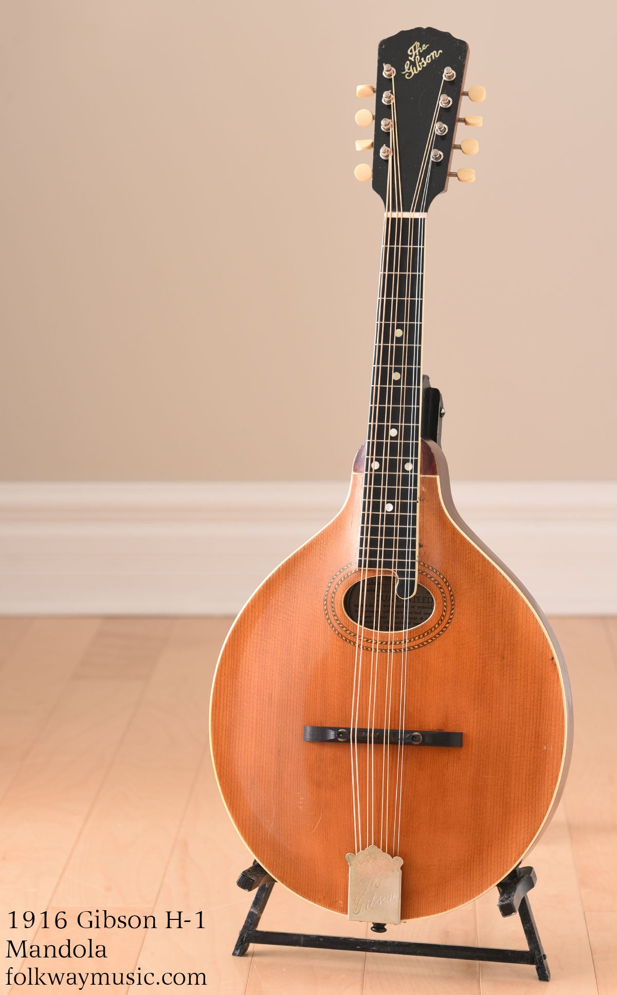 1916 Gibson H-1 Mandola