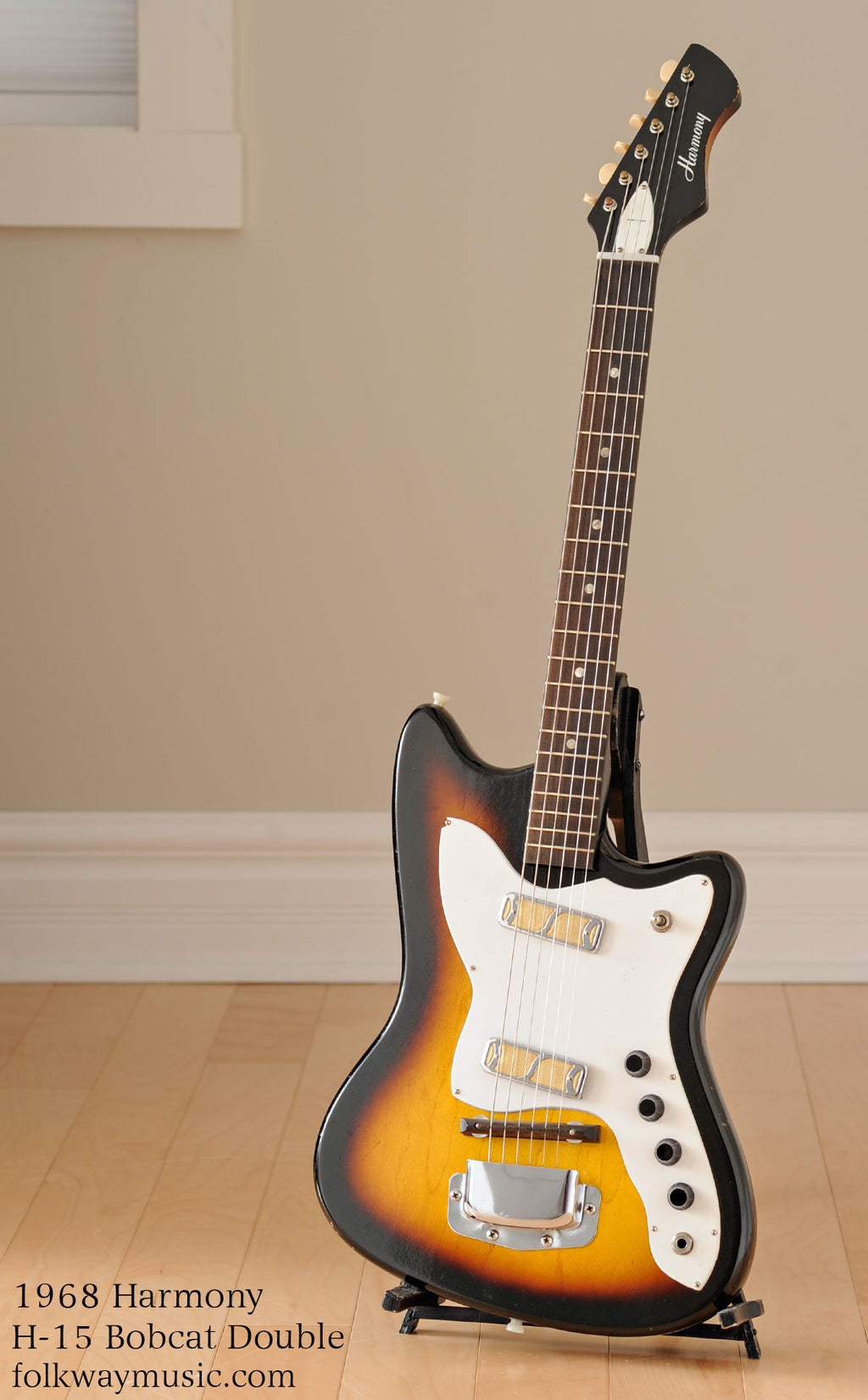 1968 Harmony H-15 Bobcat Double