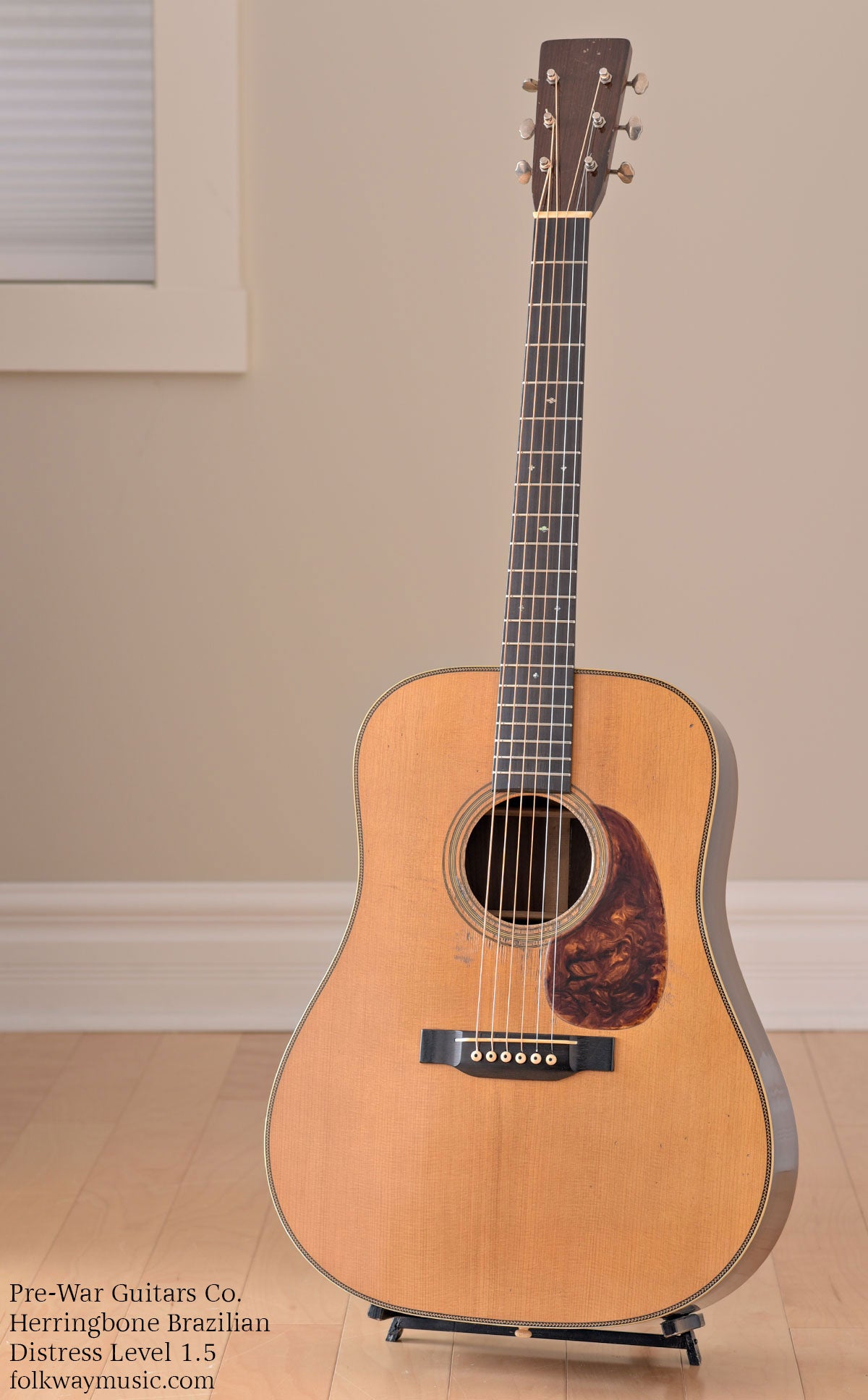 Pre-War Herringbone Brazilian - Distress Level 1.5