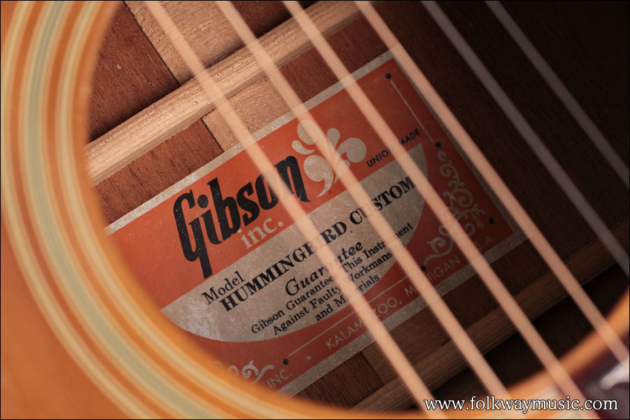 c.1971 Gibson Hummingbird Custom