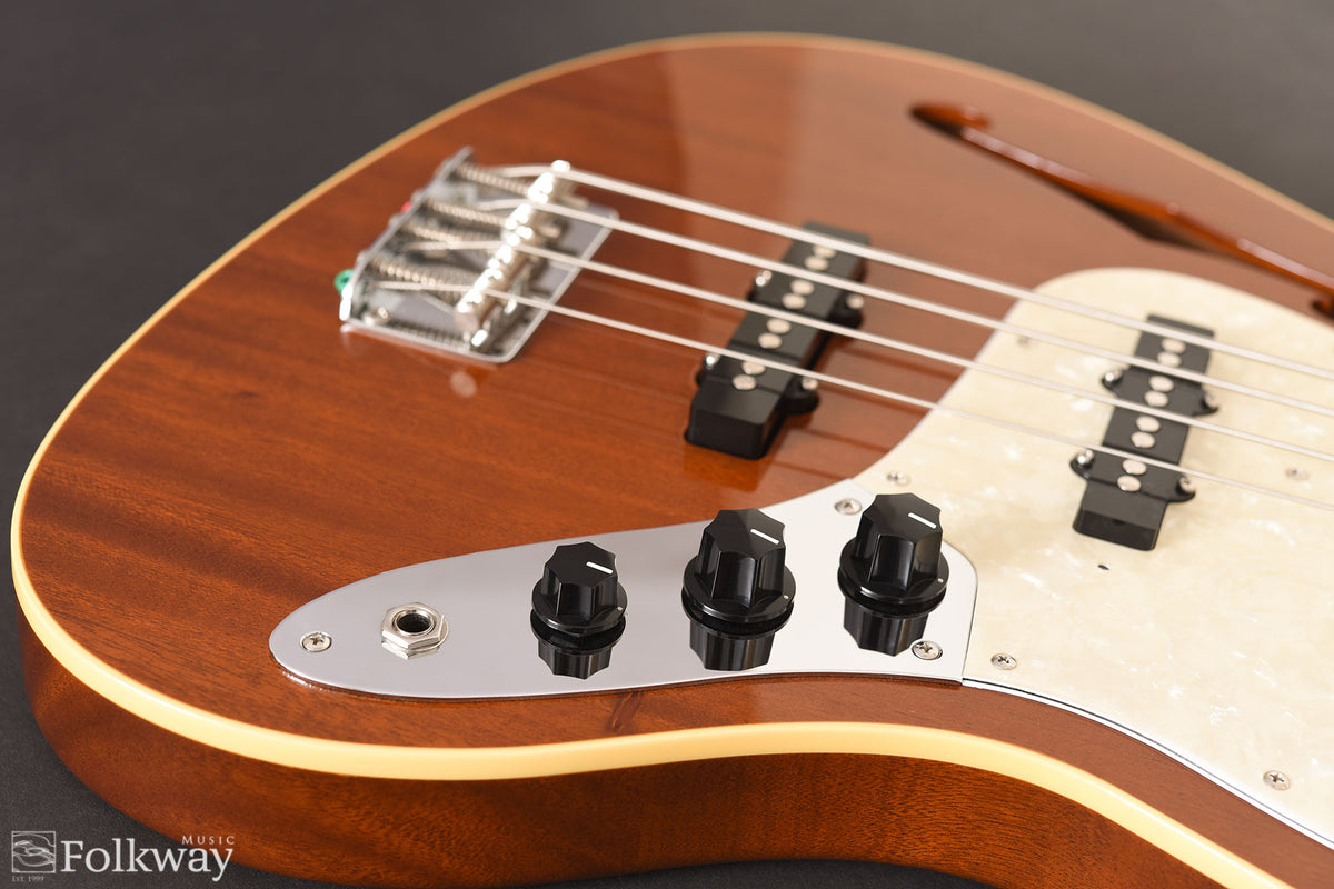 2012 Fender Japan Thinline Jazz Bass VMH