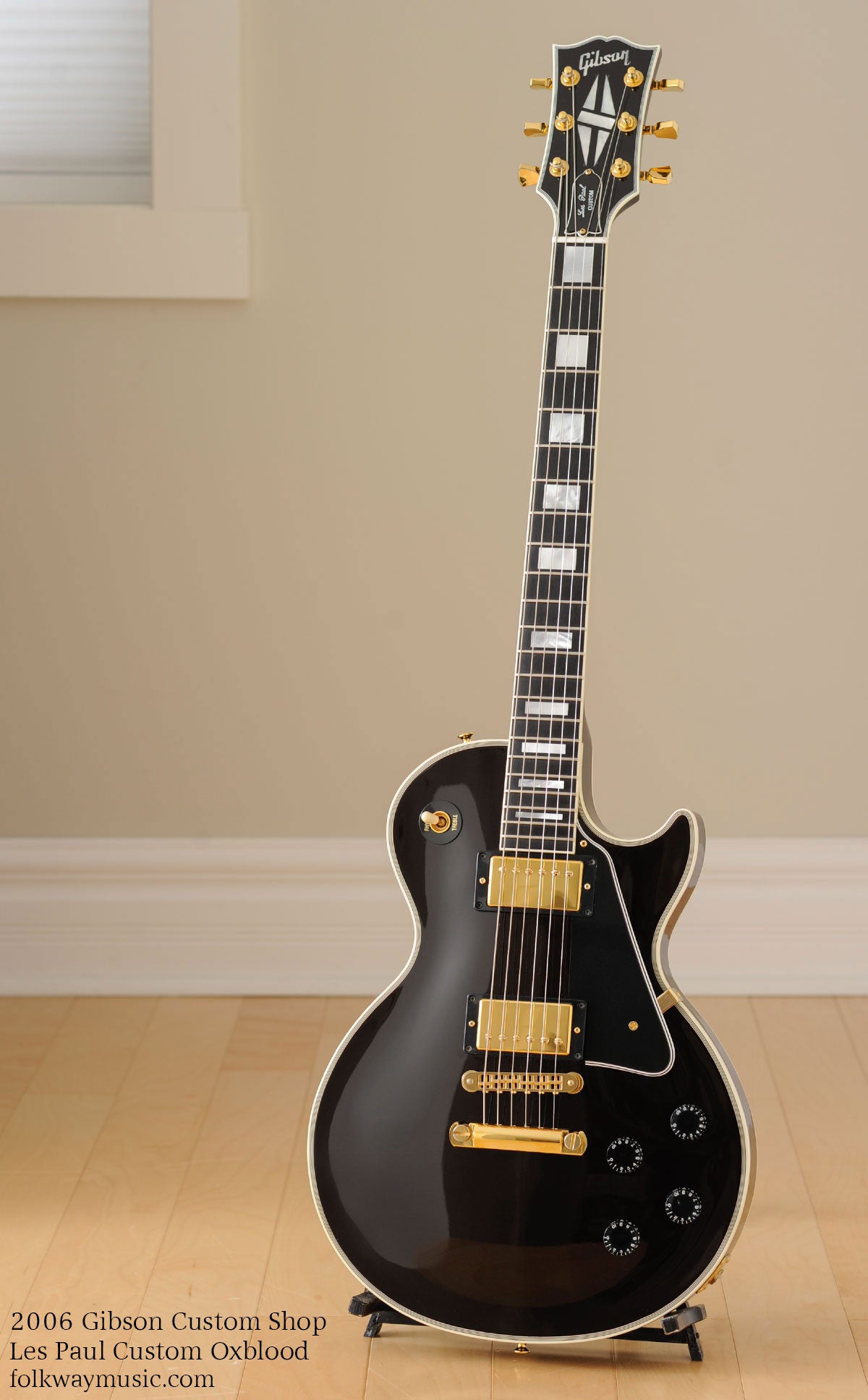 2006 Gibson Custom Shop Les Paul Custom Oxblood