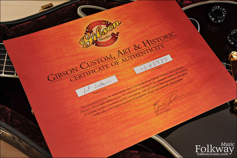 2006 Gibson Custom Shop Les Paul Custom Oxblood