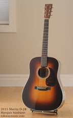 2015 Martin D-28 Marquis Sunburst
