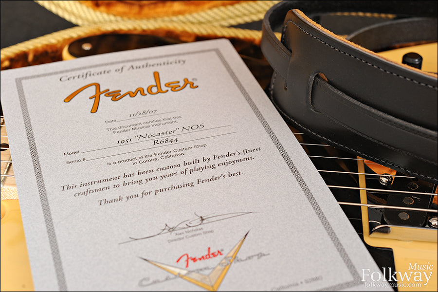 2007 Fender Custom Shop 1951 'Nocaster' NOS