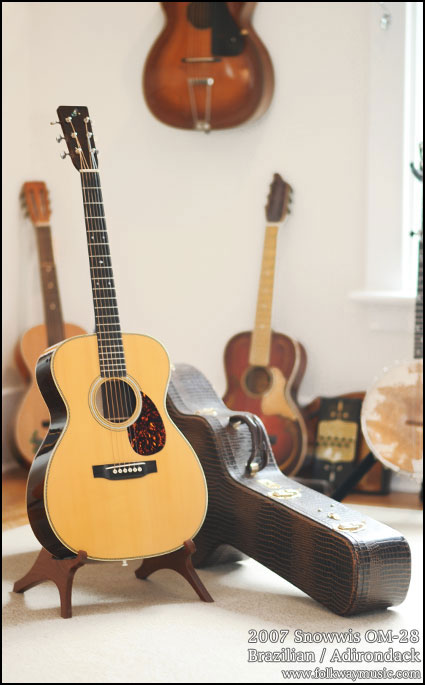 2007 Snowwis OM-28 Brazillian / Adirondack