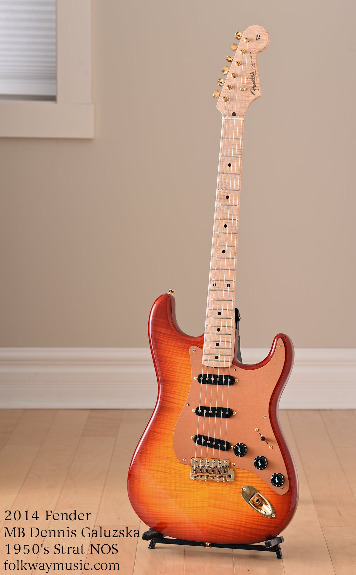 2014 Fender Masterbuilt Dennis Galuzska 1950's Stratocaster