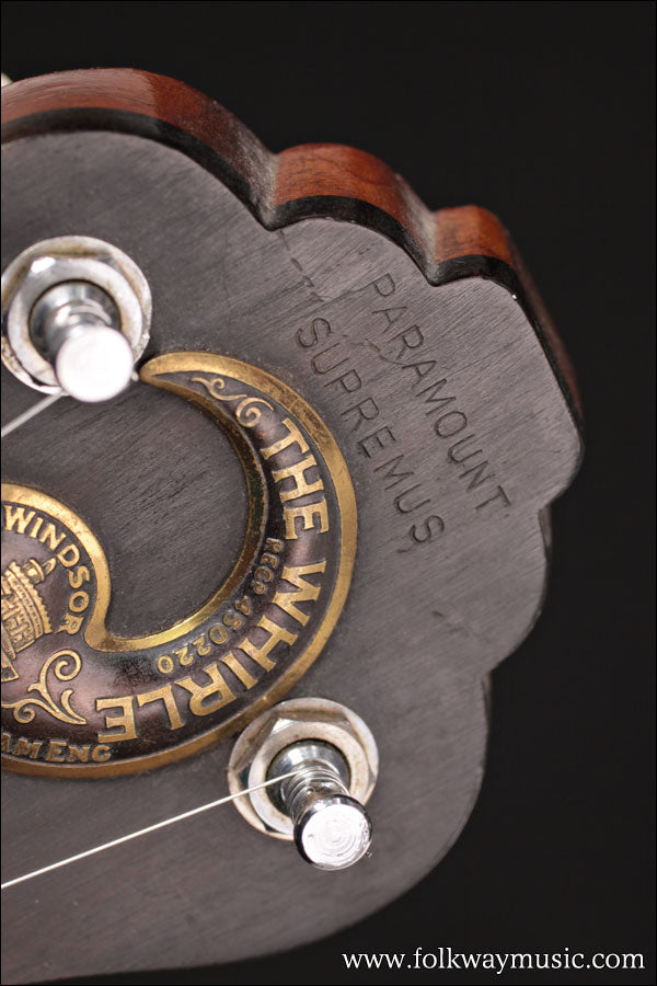c.1930 Windsor Paramount Supremus Banjo