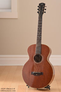 1928 Gibson L-0 vintage acoustic guitar
