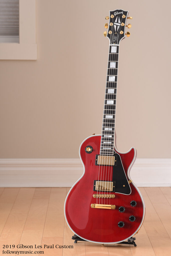 2019 Gibson Custom Shop Les Paul Custom electric guitar