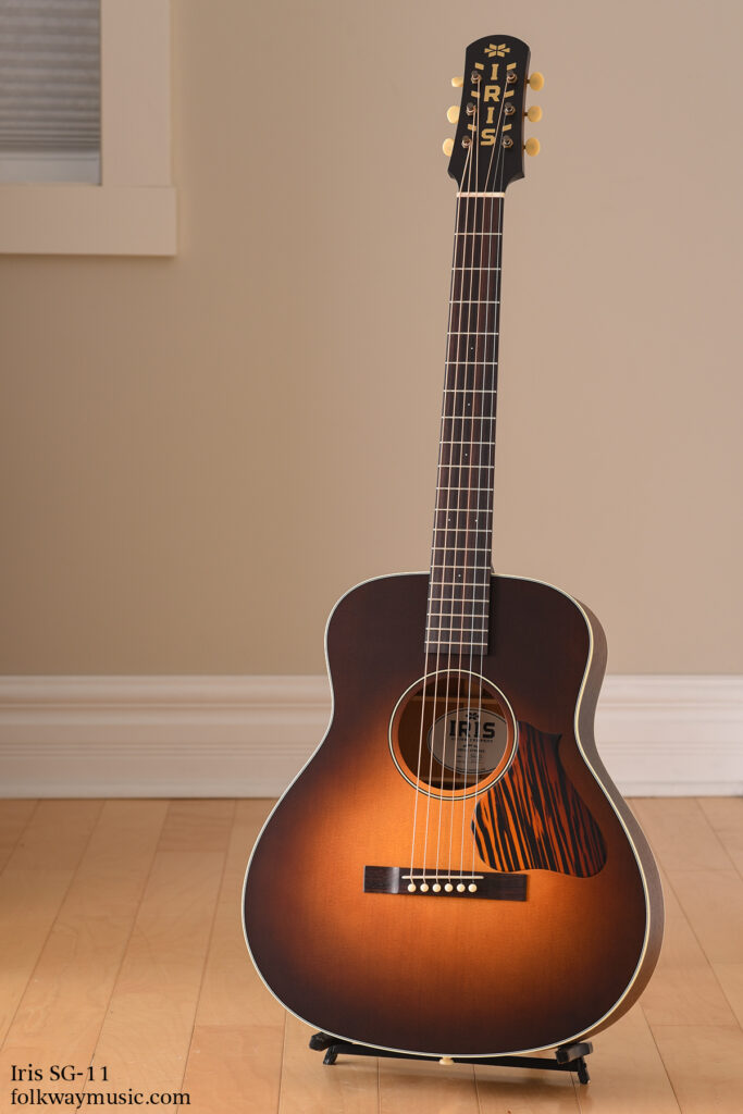 Iris SG-11 sunburst acoustic guitar