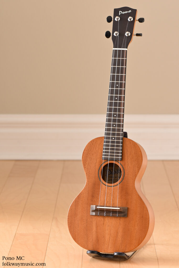 Pono MC Concert Mahogany ukulele