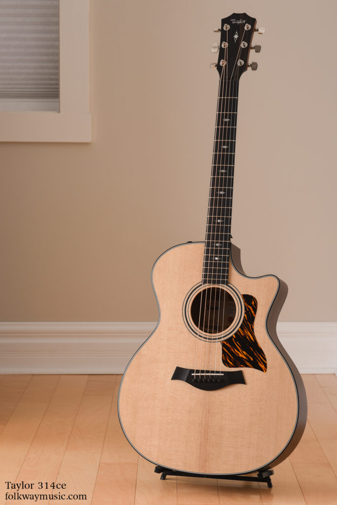 New Taylor 314ce acoustic guitar