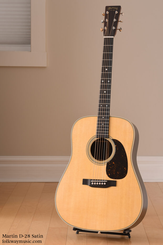 New Martin D-28 Satin acoustic Guitar