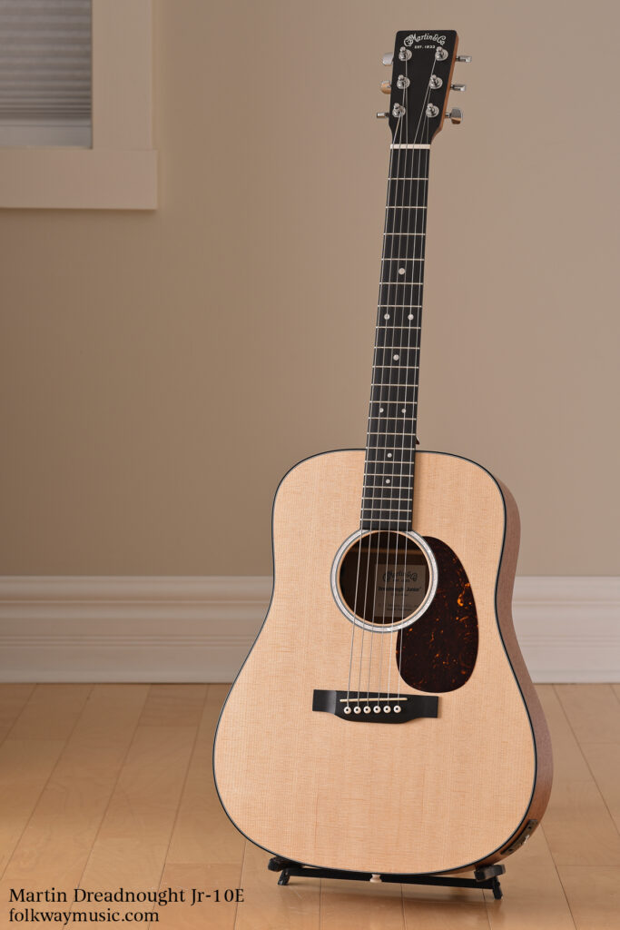 New Martin D Jr-10E acoustic guitar