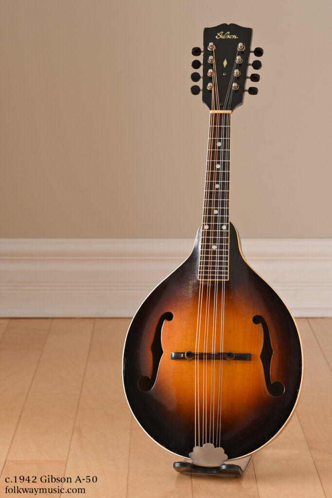 1942 Gibson A-50 vintage A-style mandolin