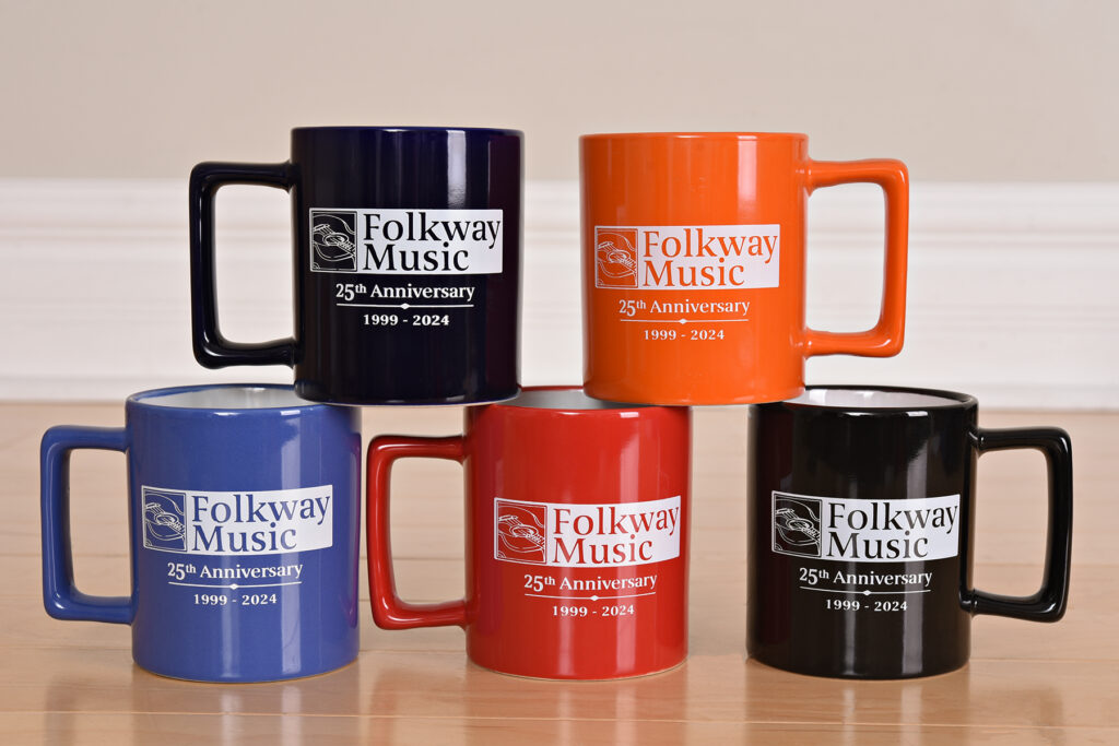 Folkway Music's 25th Anniversary Mug