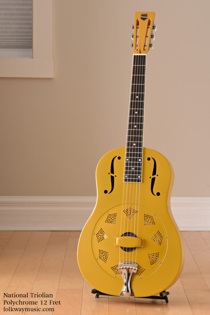 National Triolian Steel Polychrome resonator guitar