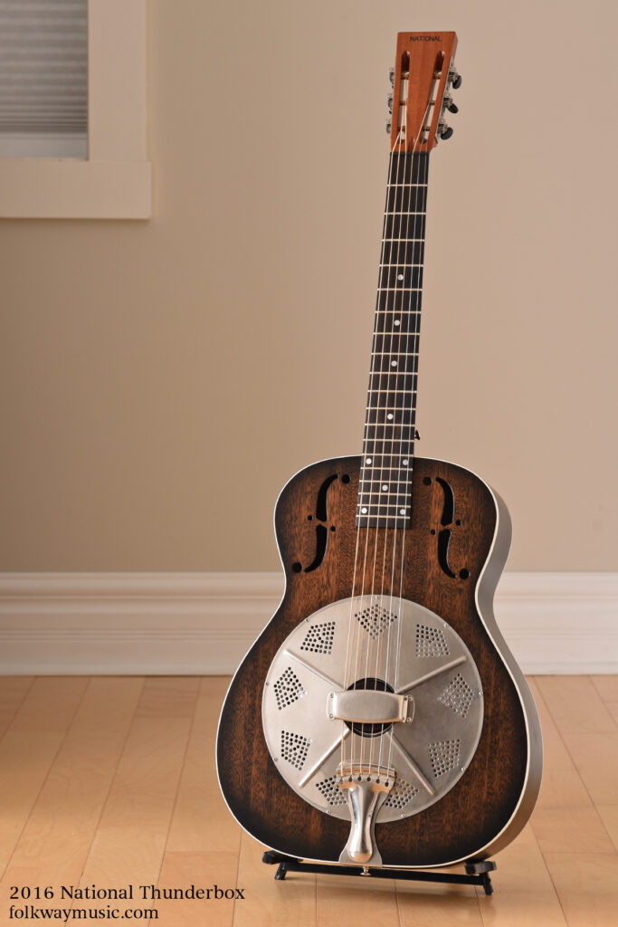 2016 National Thunderbox resonator guitar