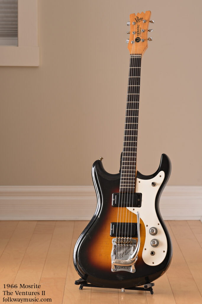 1966 Mosrite The Ventures II vintage electric surf guitar