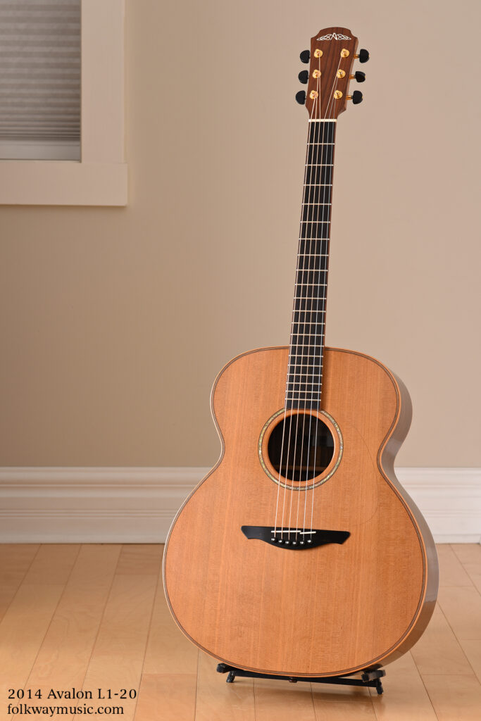 2014 Avalon L1-20 acoustic guitar