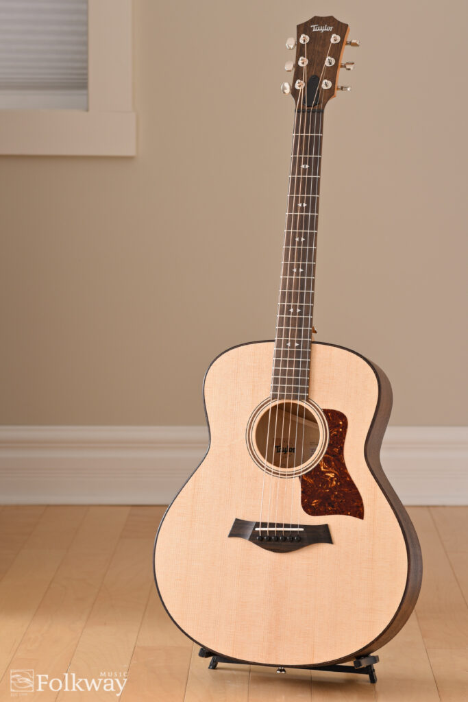 Taylor GT Urban Ash acoustic guitar. On sale for $1725 CAD, marked down from $2299