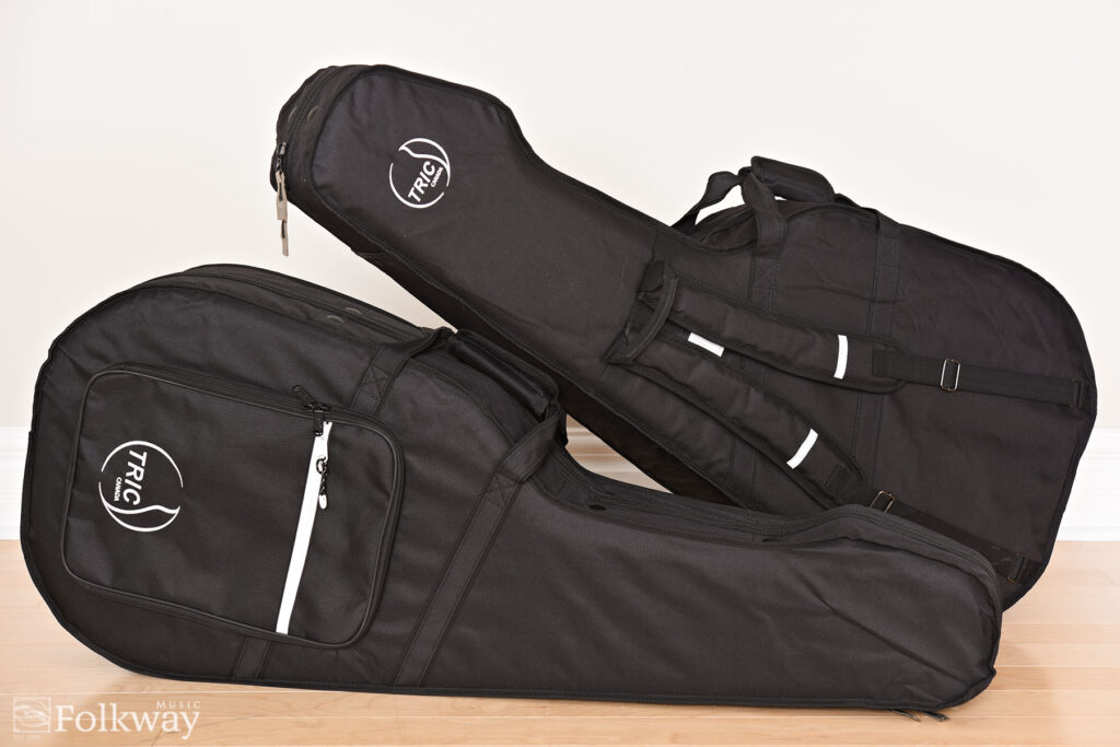 Godin TRIC cases are hybrid hard/soft shell cases for acoustic guitars. Made in Canada