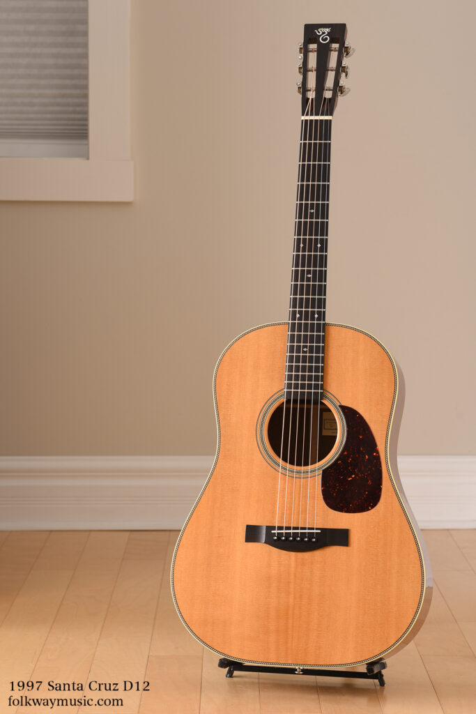 1997 Santa Cruz D12 acoustic guitar