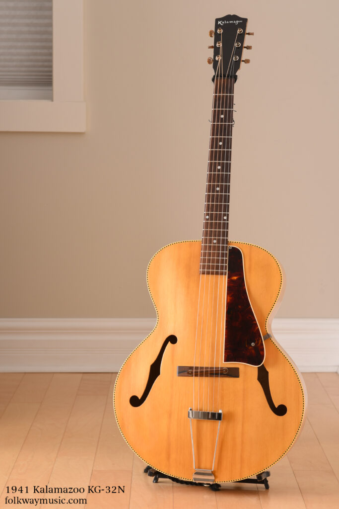 1941 Kalamazoo KG-32N vintage Gibson archtop guitar