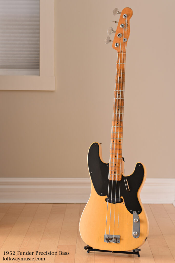 Vintage 1952 Fender Precision Bass electric bass guitar