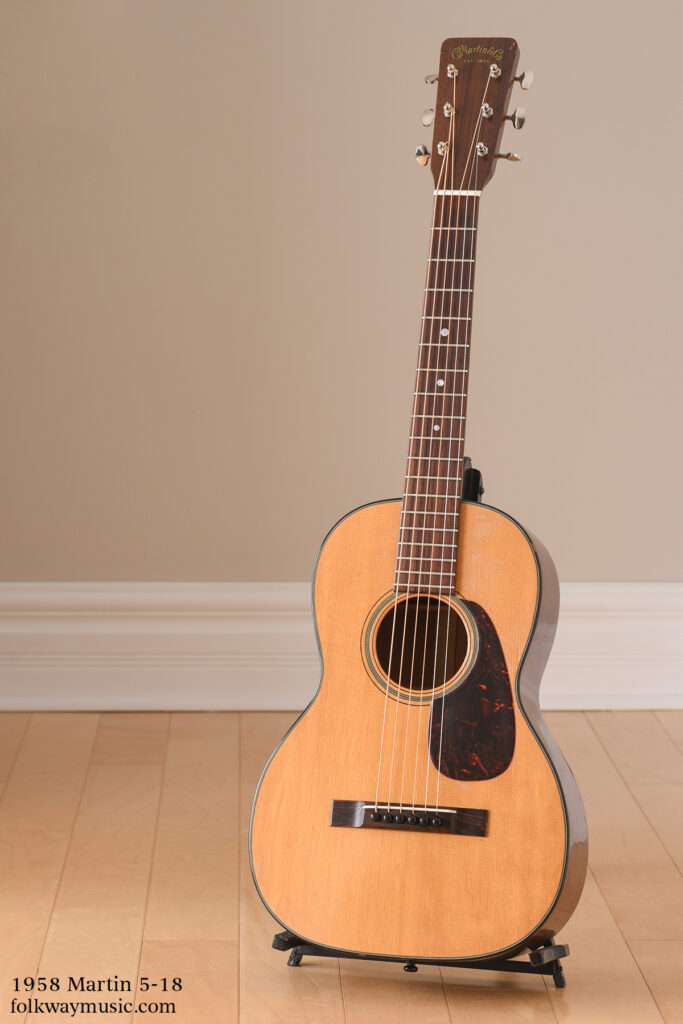 1958 Martin 5-18 vintage acoustic guitar
