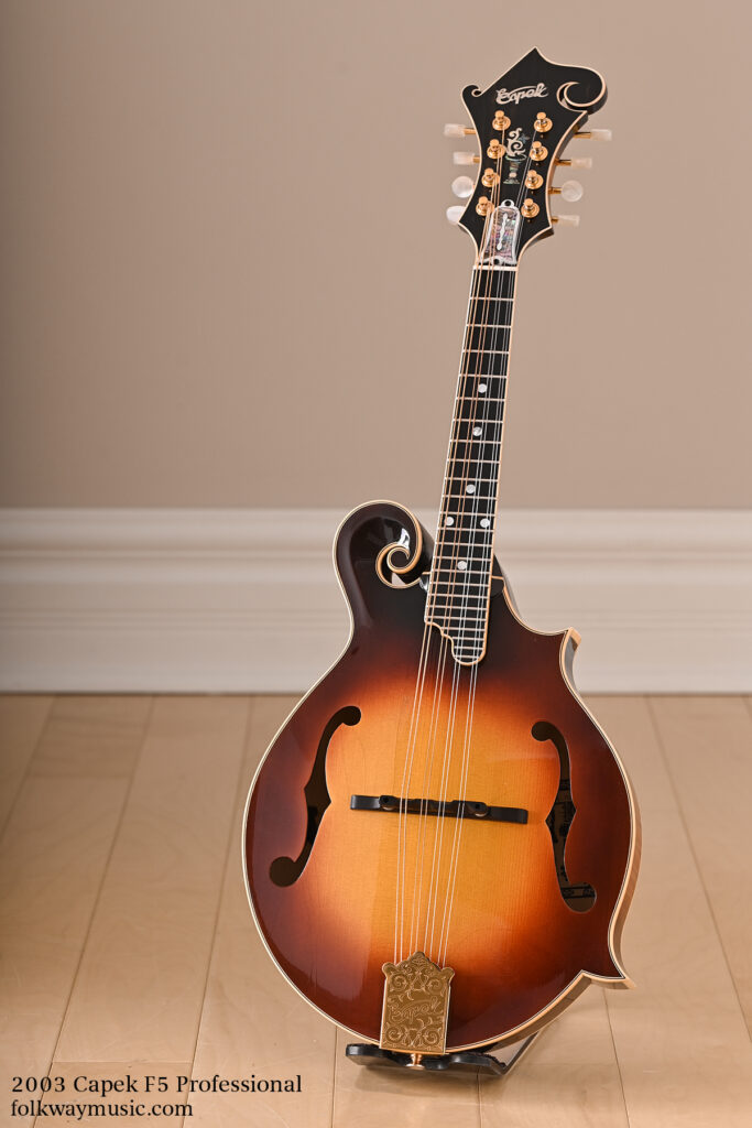 2003 Capek F5 Professional Mandolin