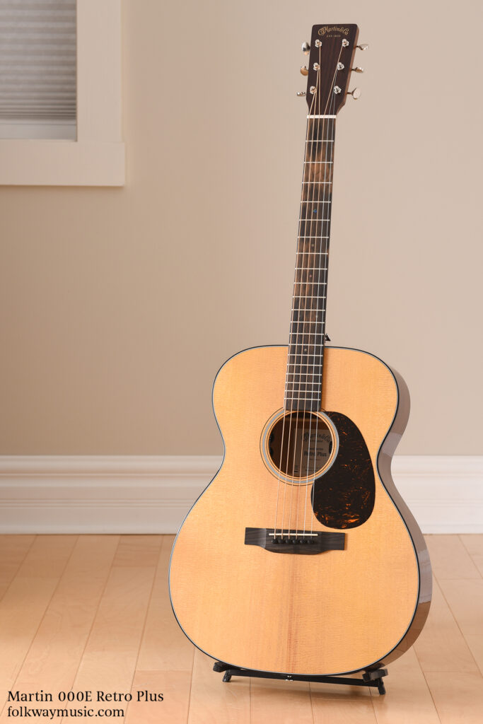 Martin 000E Retro Plus mahogany acoustic guitar