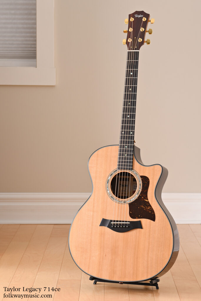 Taylor Legacy 714ce cedar rosewood acoustic guitar