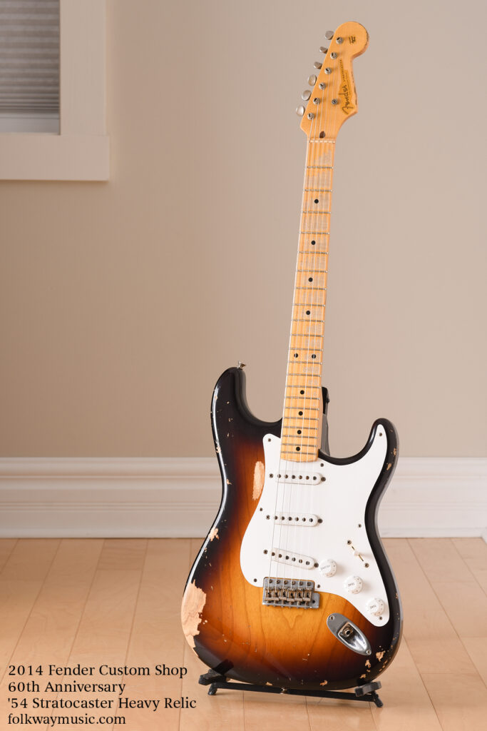 2014 Fender Custom Shop 60th anniversary '54 Stratocaster Heavy Relic electric guitar