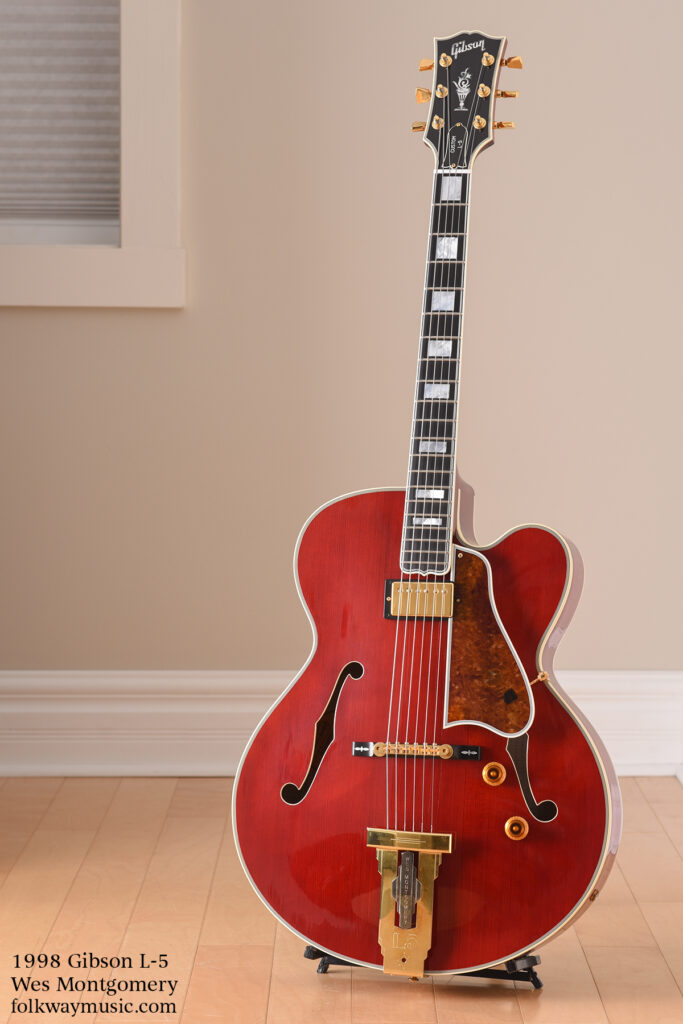 1998 Gibson L-5 Wes Montgomery hollow body electric guitar