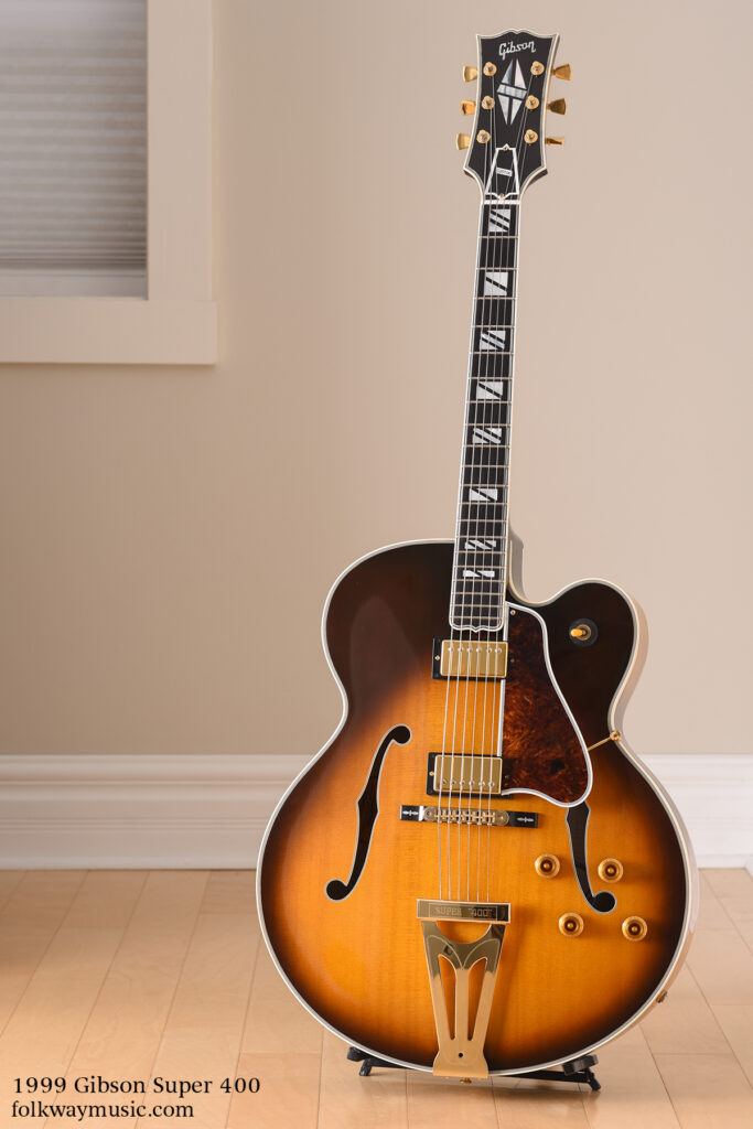 1999 Gibson Super 400 elevtric guitar