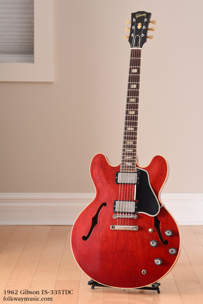 1962 Gibson ES-335TDC vintage electric guitar