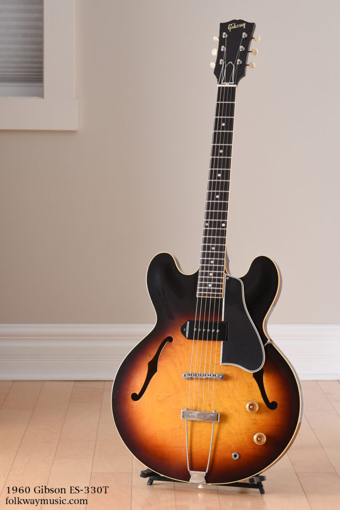 1960 Gibson ES-330T vintage hollow body electric guitar