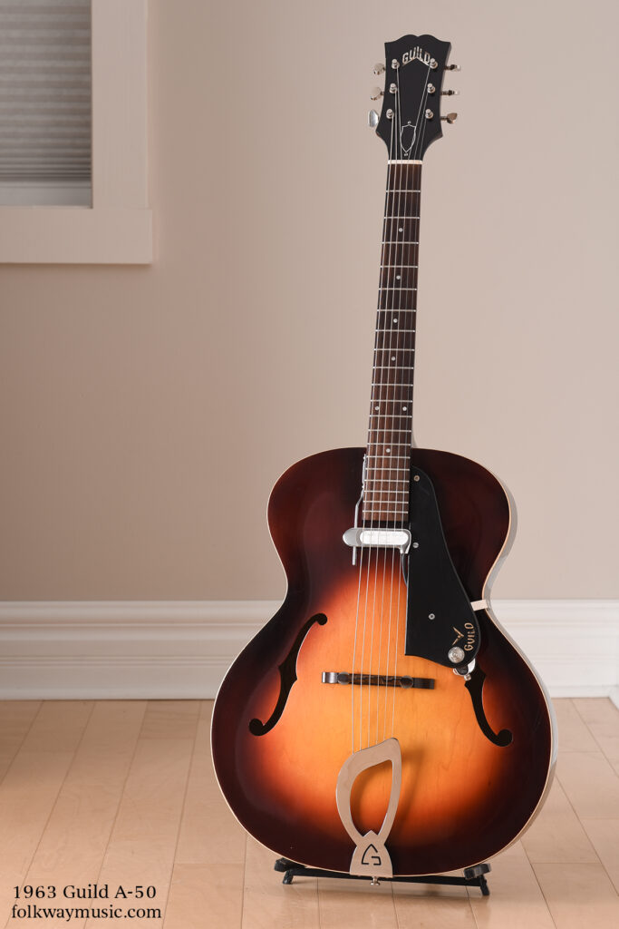 1963 Guild A-50 Cordoba vintage archtop acoustic electric guitar
