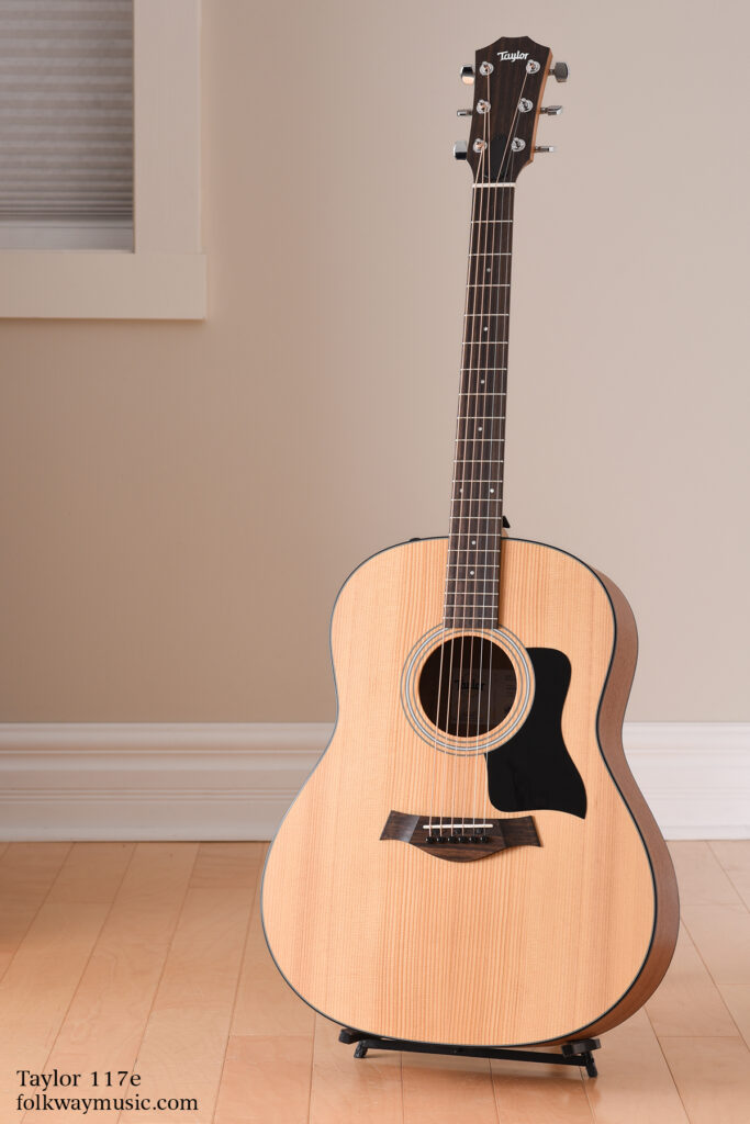 New Taylor 117e acoustic guitar