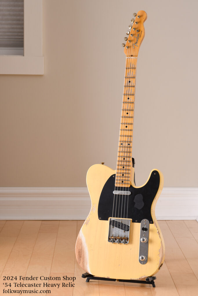 2024 Fender Custom Shop ’54 Telecaster Heavy Relic reissue electric guitar